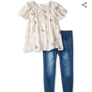 Jessica Simpson Sea Salt Moons Toddler Boho Set